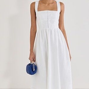 Reformation Tagliatelle Linen Dress